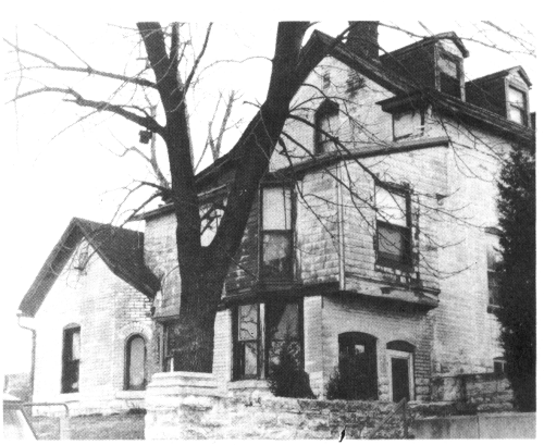 The old torn down DeHart Mansion.